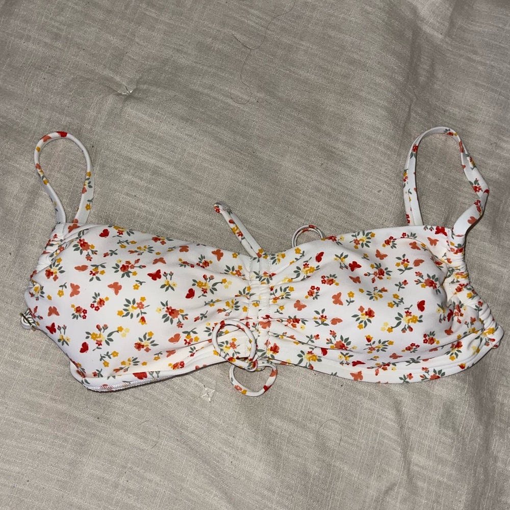 flower bikini top